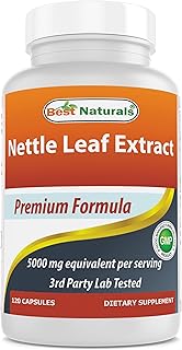 Best Naturals Nettle Leaf Extract 5000 mg Equivalent Per Serving- 120 Capsules