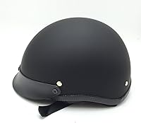 Vista 2 de SMT-DOT Certificado negro mate negro plano compatible con medio casco H-D Chopper Cruiser Biker M [B01FD30DSC]
