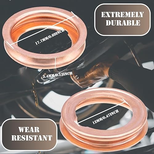 Vista 98 de 20 piezas de tapón de drenaje de aceite de motor de repuesto para M16 11137546275 Anillo de junta para MINI Cooper, R56, Clubman, Cabrio, Coupé