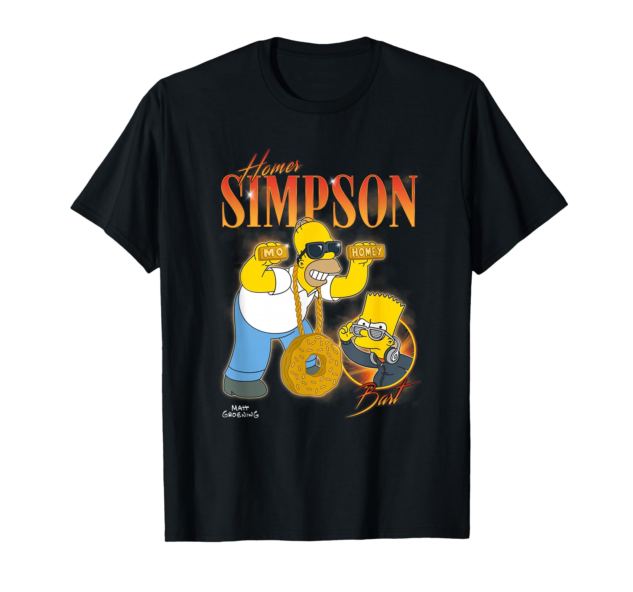 The Simpsons Homer Simpson Bart Mo Homey T-Shirt