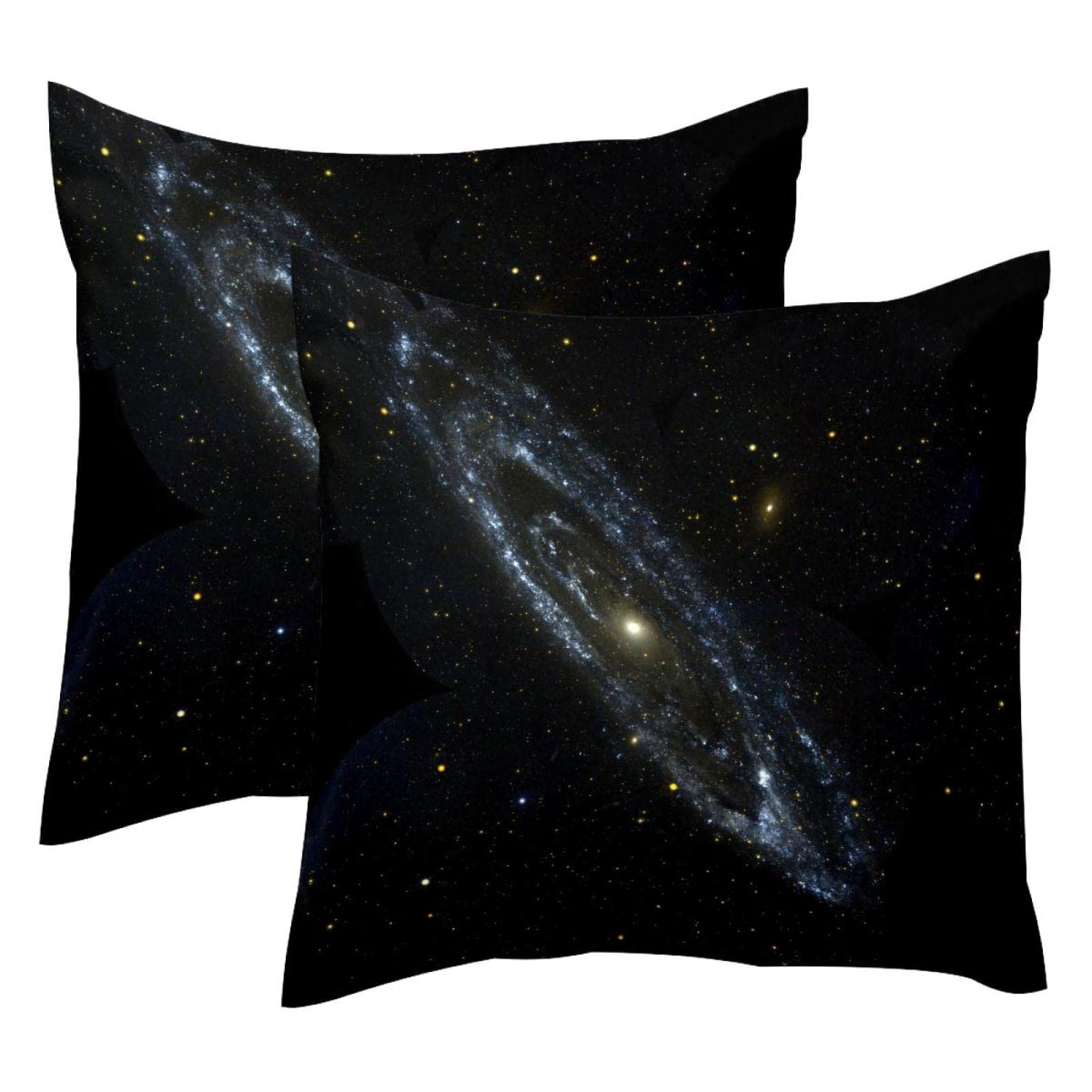 Housse de coussin lombaire nébuleuse en tissu doux de qualité supérieure lot de 2