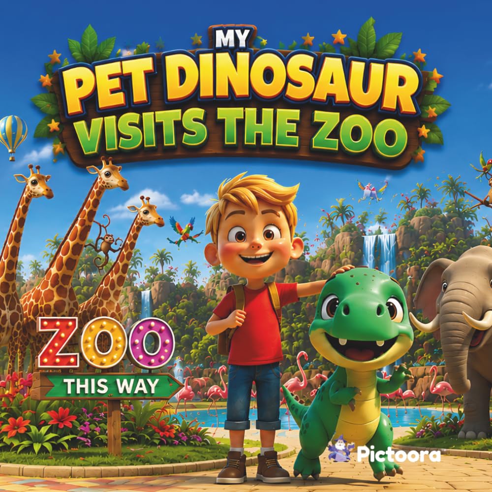 My Pet Dinosaur Visits The Zoo: A Wild Zoo Adventure For Kids