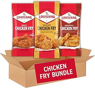 Crispy, Crunchy Traditional Fish Fry Bundle - Flavorful, Easy to Use, and Full of Southern Tradition - All In One Gift Pack - By Louisiana Fish Fry Products