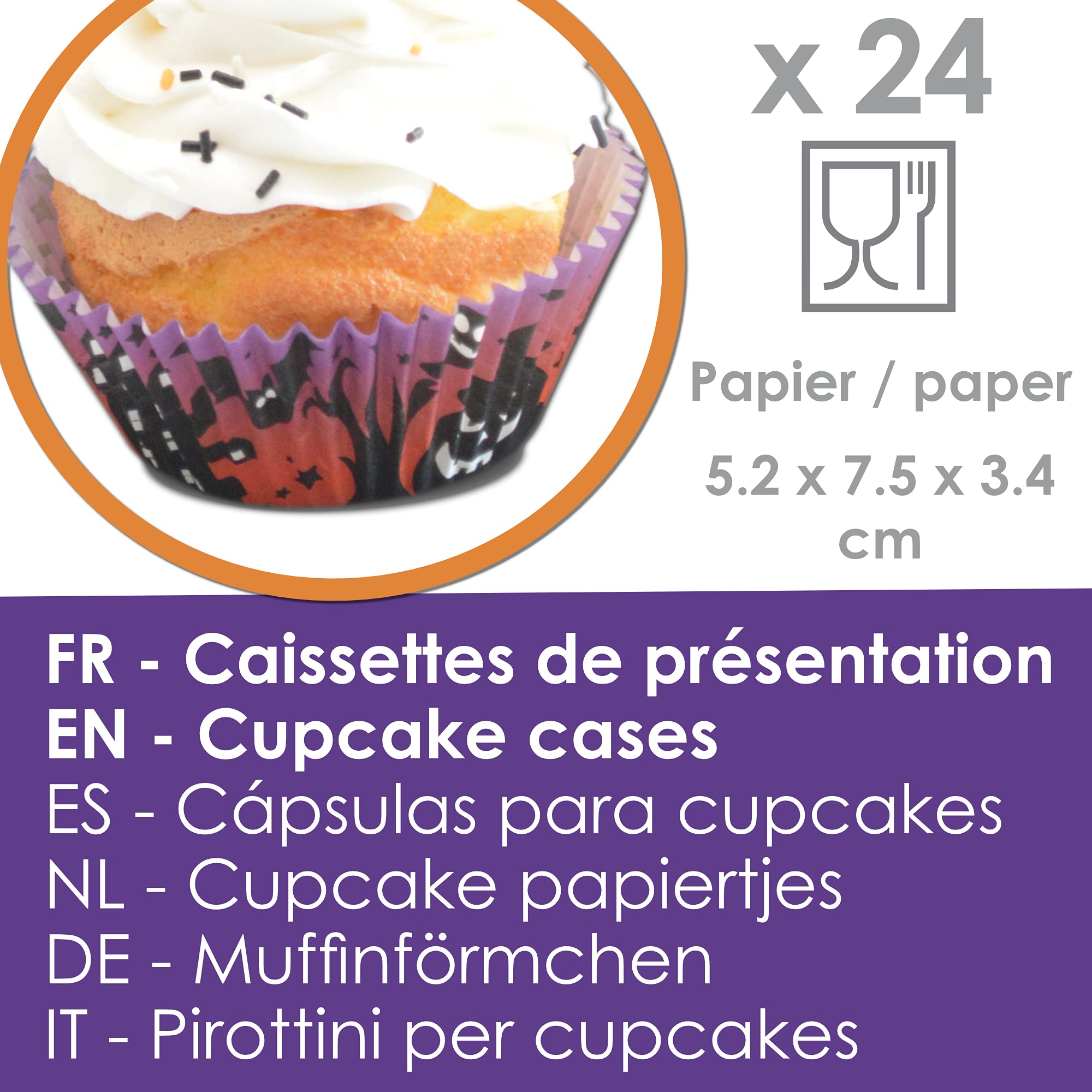 KIt 24 Caissettes Cupcakes La Mer_Gâteaux Originaux- Meri Meri