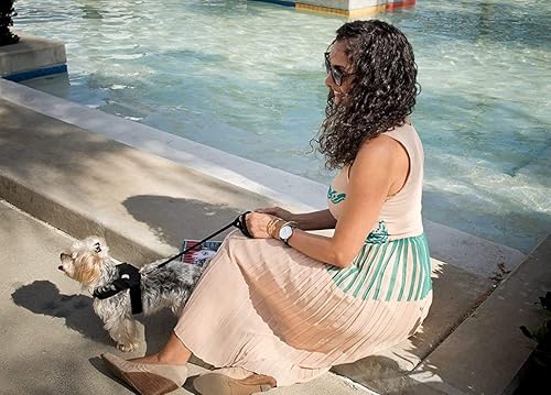 Miniatura 9 de Susan Lanci Designs - Arnés ultrasuede prémium para perros y mascotas, color rosa cachorro, talla S