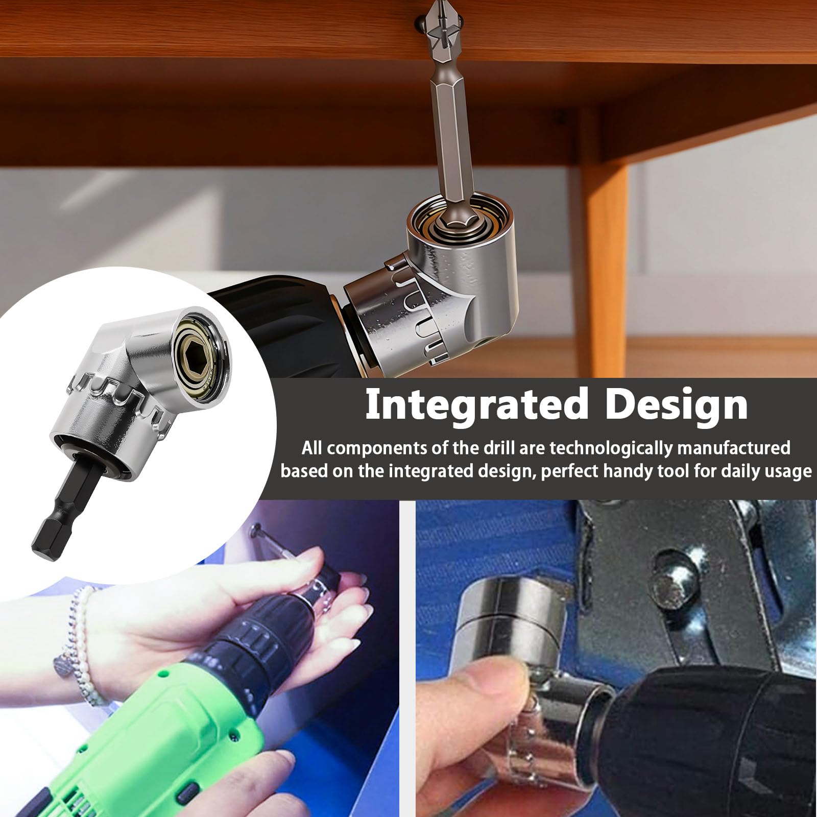 Right Angle Drill Attachment with Hex Shank S901332