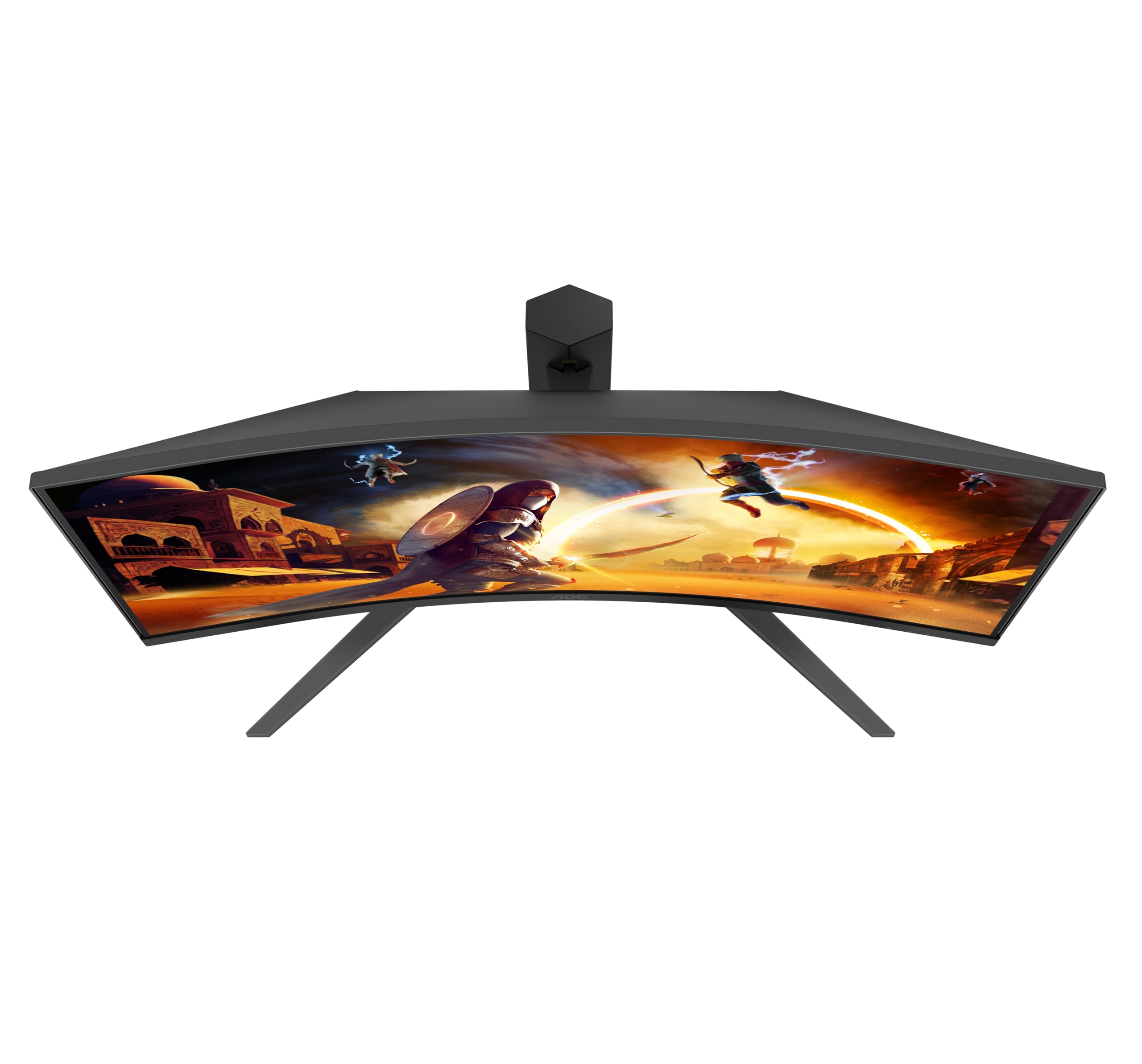 AOC C32G4Z 32-calowy zakrzywiony monitor FHD, 260 Hz, panel VA, 4 ms GtG, Adaptive Sync, HDR10, FreeSync Prem, regulacja wysokości, głośnik, (1920 x 1080 HDMI 2 X 2.0 DP 1 x 1,4), czarny