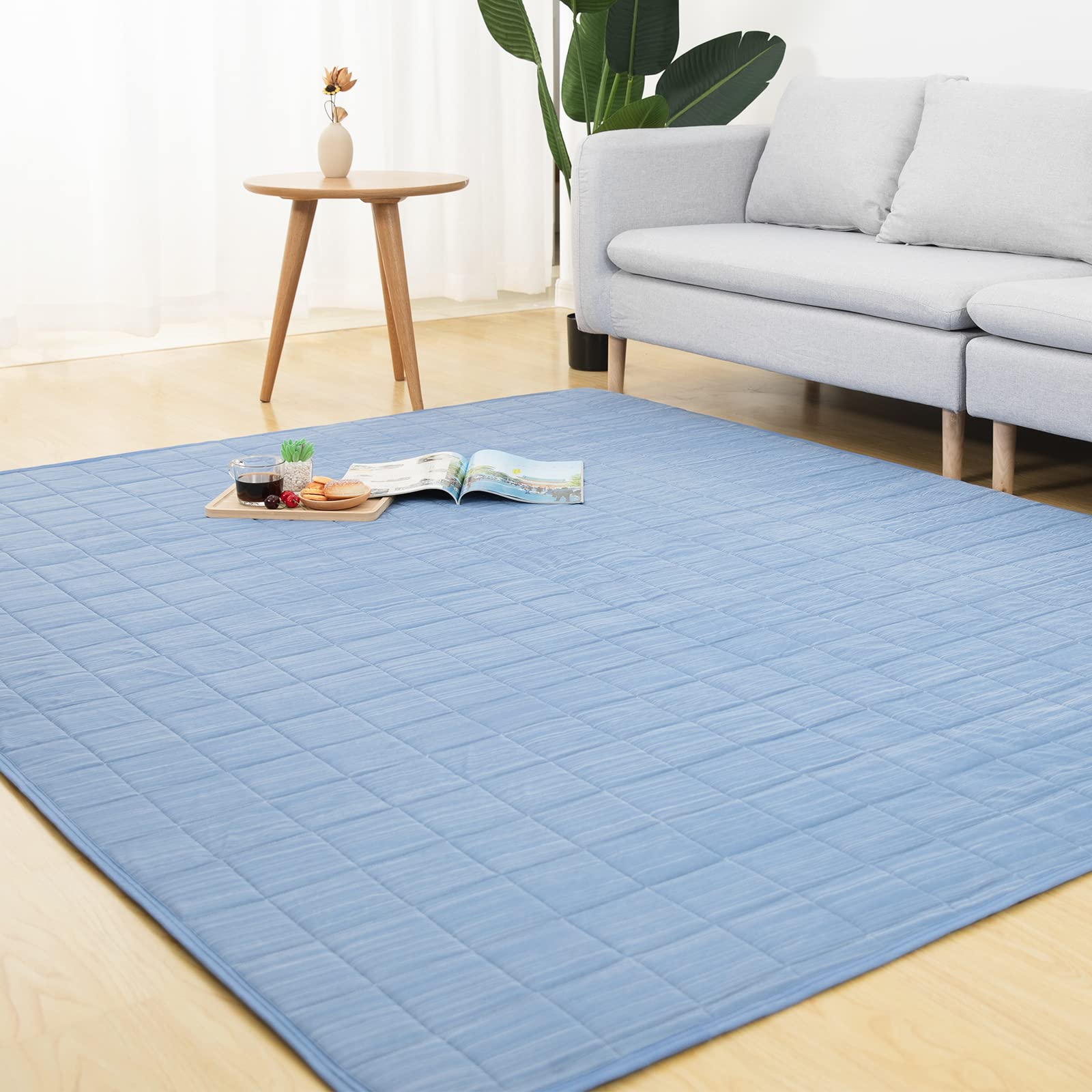 Amazon | Vamcheer ひんやりラグ カーペット 接触冷感 185x235cm 約3畳