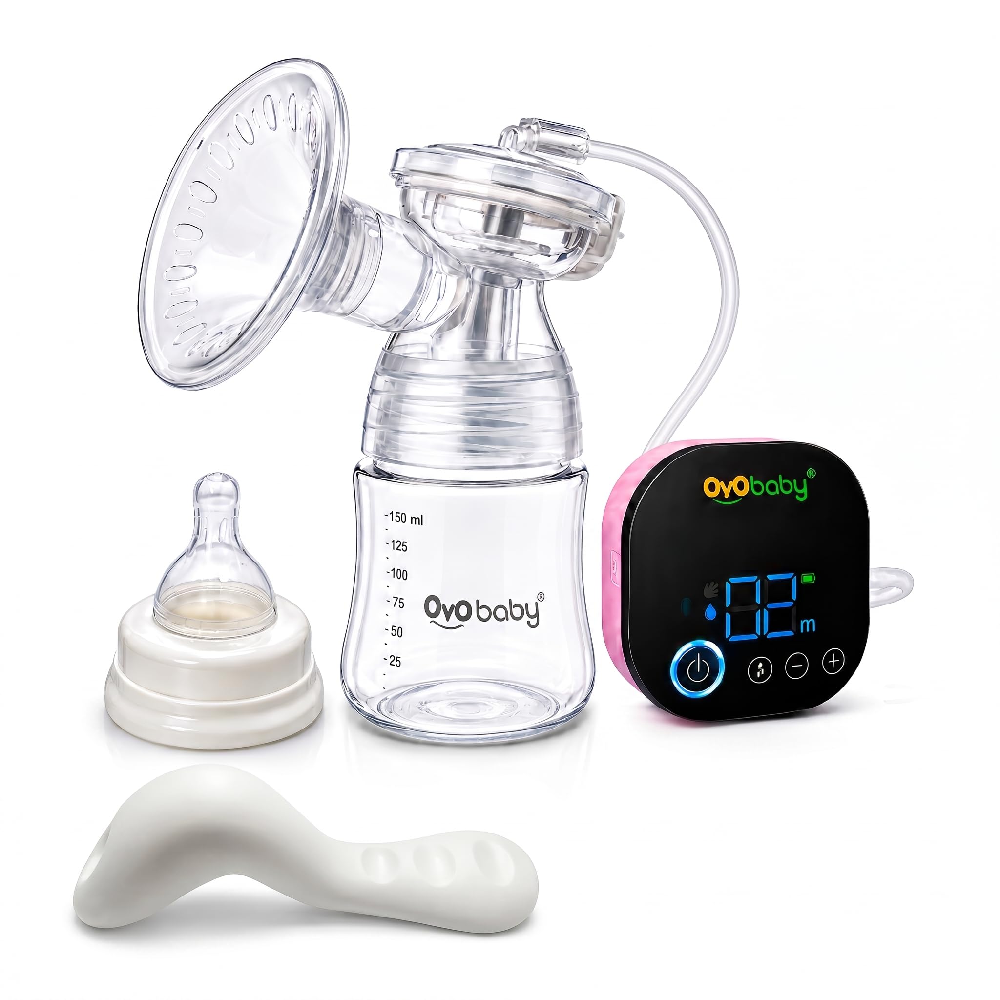 OYO BABY Electric Breast Pump – Portable & Rechargeable Breastfeeding Pump for Mothers | BPA-Free, Quiet Operation, Adjustable Suction, Easy to Clean-image-29