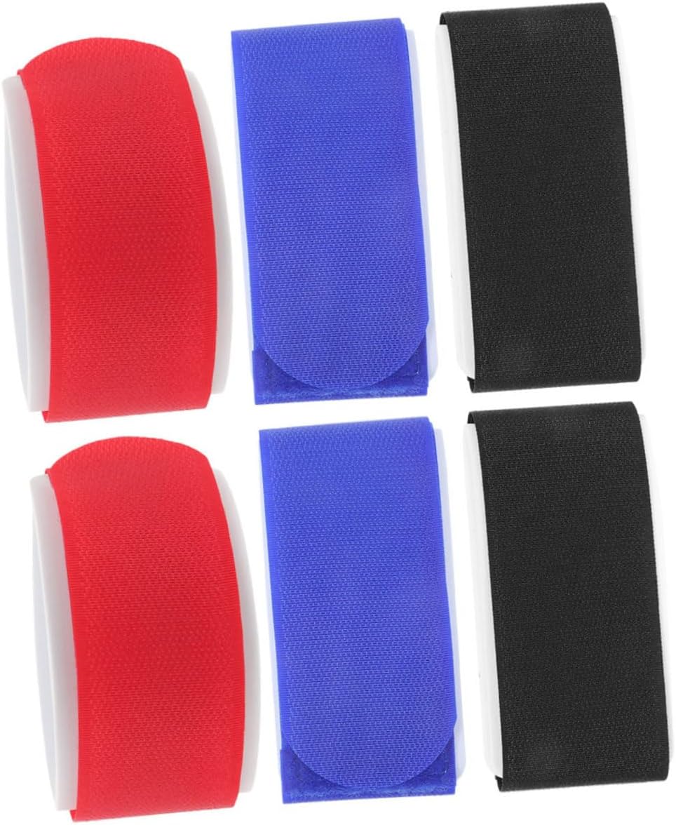 Kisangel 6pcs Adjustable Ski Straps Eva Snowboard Bindings Fasteners for Ski Gear Organization Convenient Design for Outdoor Activities
