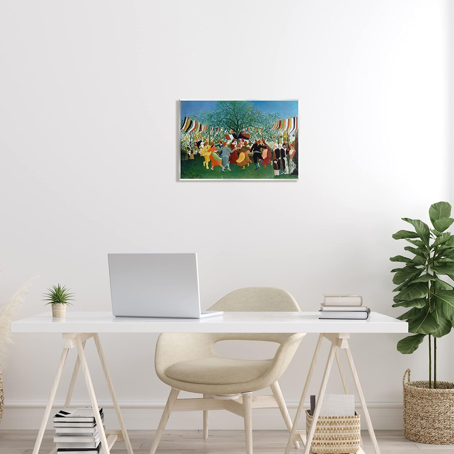 'A Centennial of Independence Henri Rousseau'| Wall Plaque Art | Stupell Industries | 19 x 13 Inches, Easy to Hang and Sturdy, Made in USA, by one1000paintings