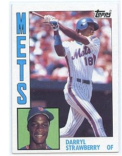 1984 Topps #182 Darryl Strawberry New York Mets Rookie Card - Near Mint Condition Ships in New Holder
