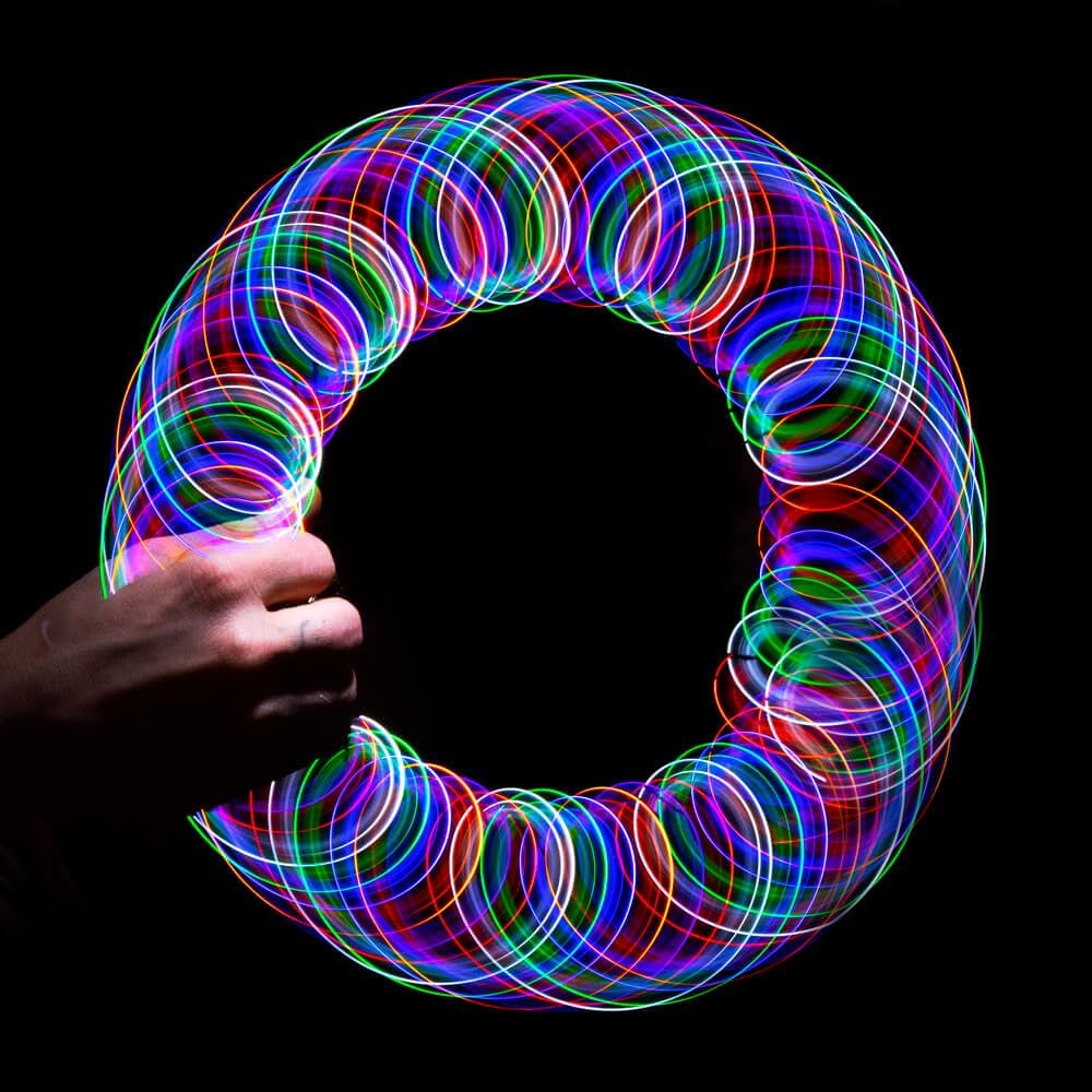 GloFX Orbits 7Color Fantasy Lights Toy Spinning Lightshow