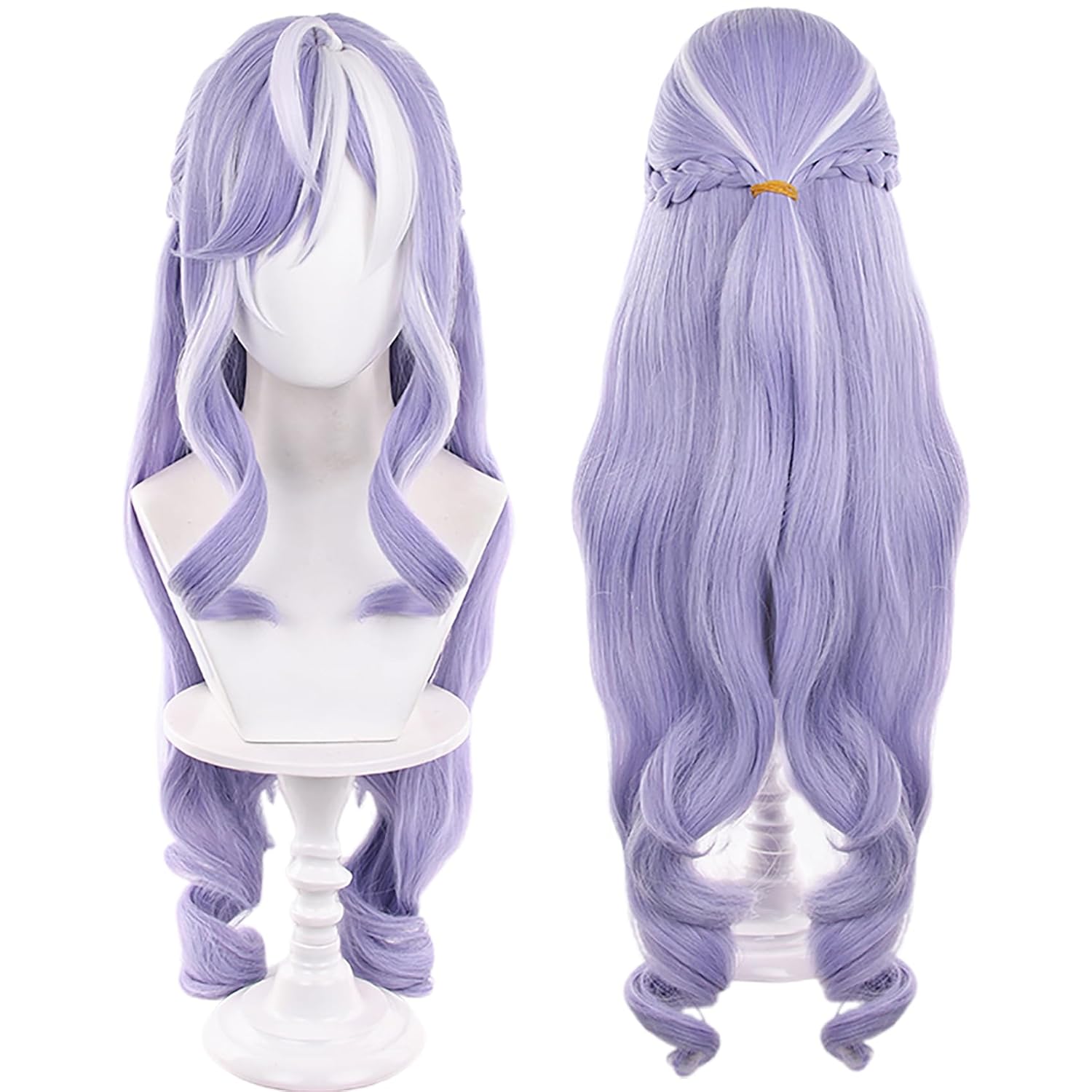 Anime Black Wigs with Bangs & Detachable Ponytail COS Cat Mama Nekomata Wig Yandere Ayano-chan Character Halloween,Christmas,Comic con,Game Show,Party