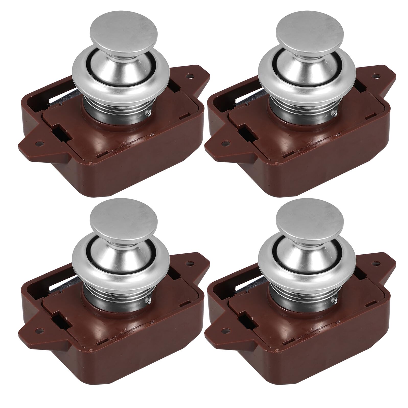 Loquets à bouton-poussoir POPETPOP en zinc durable pour mobilier haut de gamme de bateau