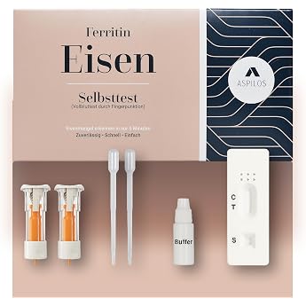 ASPILOS Iron Deficiency Quick Test - Iron Self-Test for Home