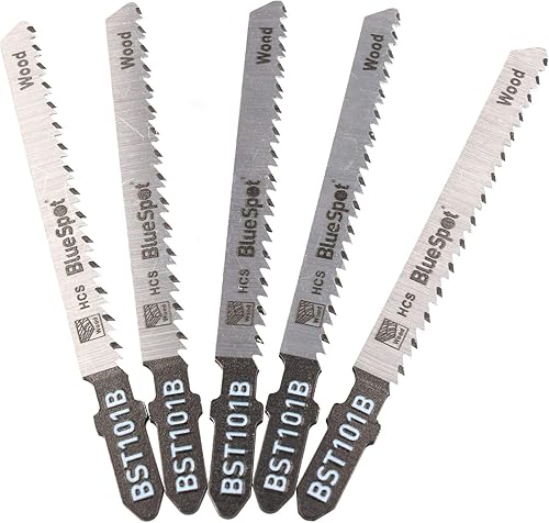 Hojas de sierra de calar con vástago en T para cortar madera plásticos 10 TPI 5 unidades