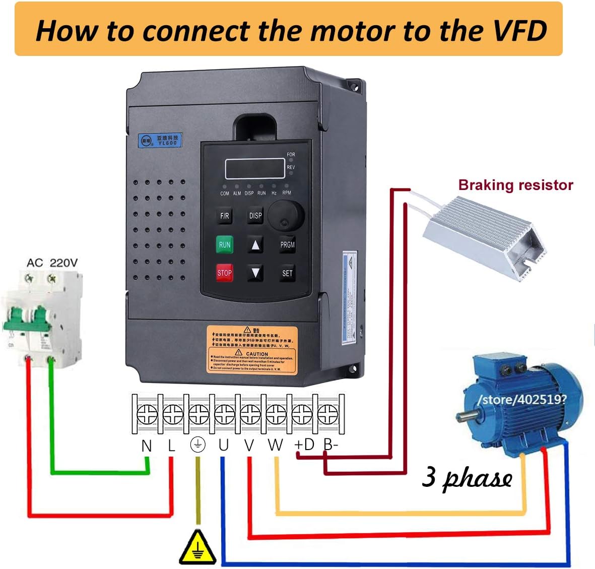 🛒 Crаzу Dеаlѕ Variable Frequency Drive, MYSWEETY AC 220V/2.2KW 3HP 10A VFD Inverter Frequency Converter for Spindle Motor Speed Control (1 Phase Input and 3 Phase Output)