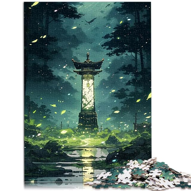 Foto 2 de 6 de Rompecabezas para Adultos 1000 Piezas Pagoda Japonesa en la fantasía del Bosque Diversión Familiar Regalo…