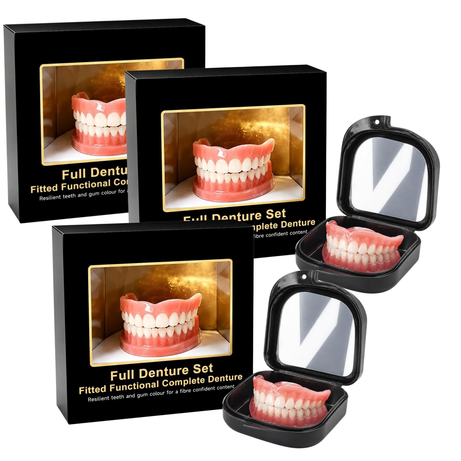 Dental Silicona Para Hombres Y Mujeres, Dentadura Silicona Suave