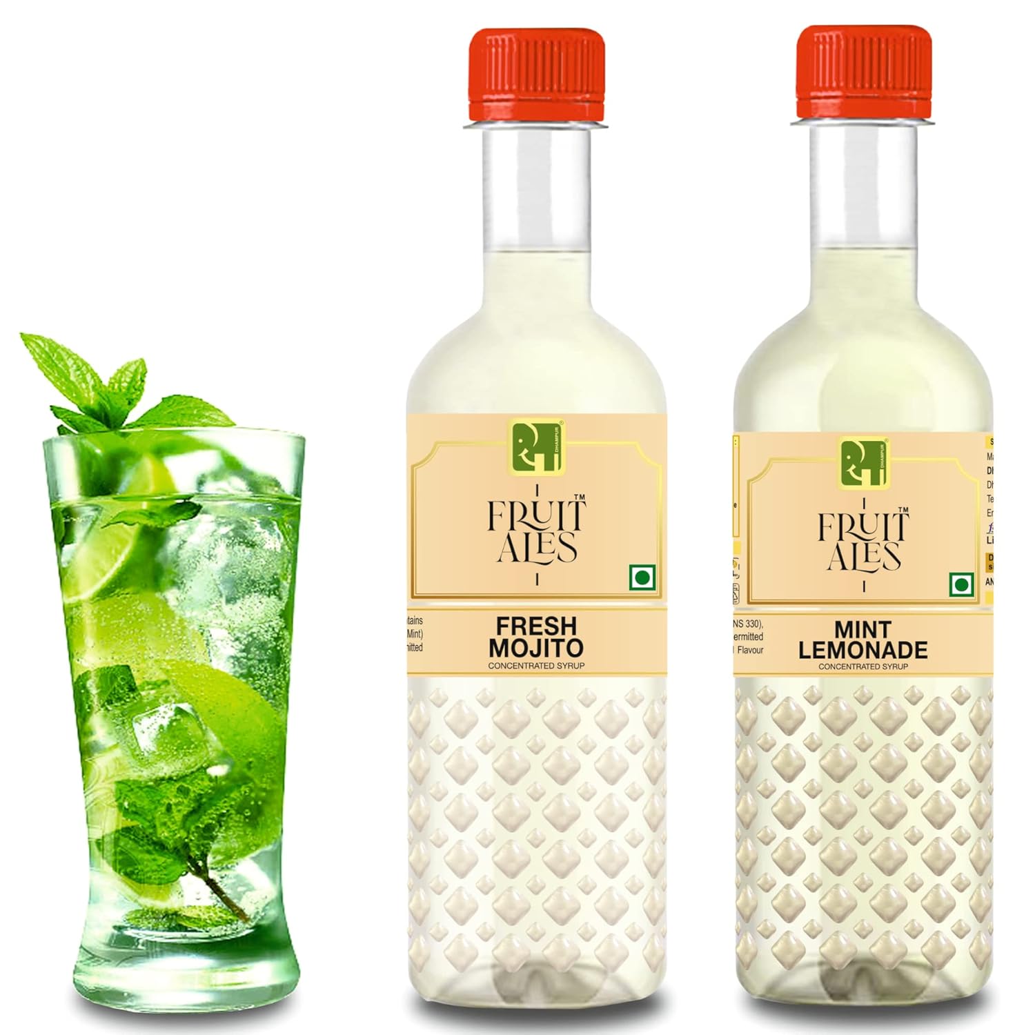 Dhampure Speciality Assorted Mocktail Syrup Mixer Mint Lemonade