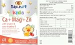 Maplelife Nutrition® – Enfants Calcium, Magnésium, Zinc avec vitamine D3– Liquide multivitamine – Maintenir le développement des os – Soutien au métabolisme – Améliorer la fonction immunitaire – Améliorer la croissance des tissus – Maintenir les os, cheveux, ongles – Aide le calme - Fraises Fl