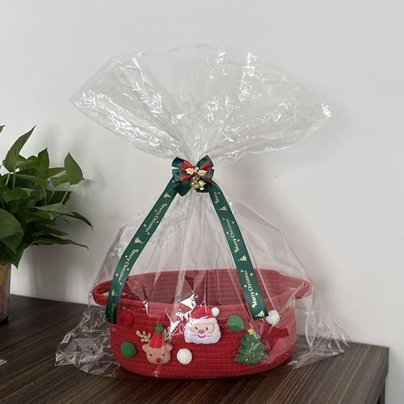 Christmas Baskets Decorative Basket Present for Women Men