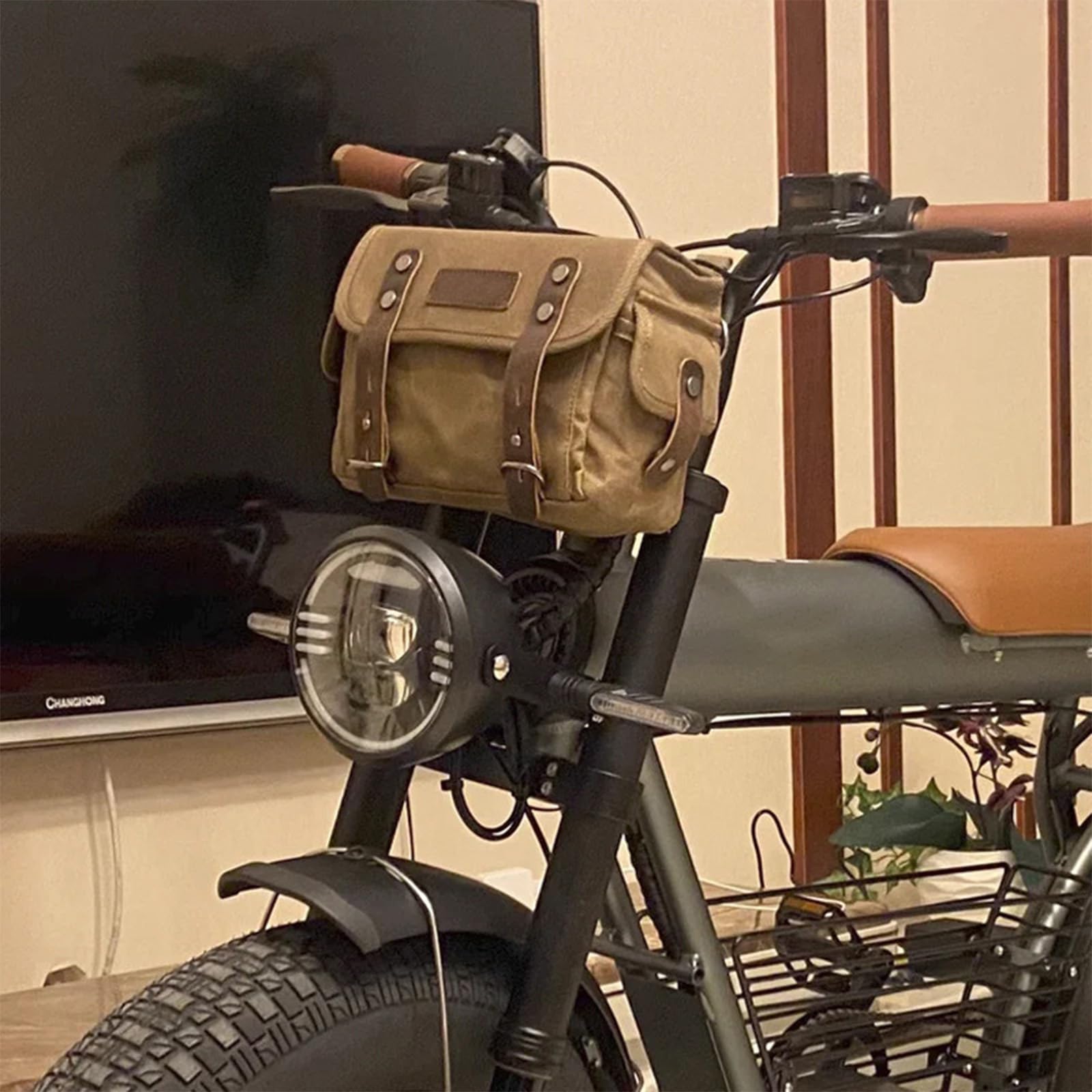 Dirt-Bike-Tasche - Motorrad-Hecktasche, Canvas-Fahrradtaschen für den Rücksitz - Hecktaschen-Seitentaschen, multifunktionale Motorradtaschen für Motorräder, Elektrofahrräder, Rennräder
