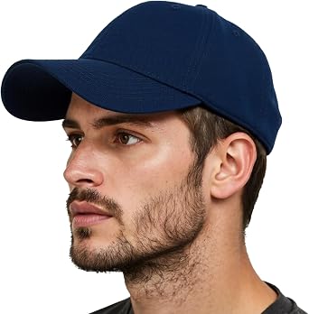 Baseball Cap for Men and Women Plain Hat Adjustable Cotton