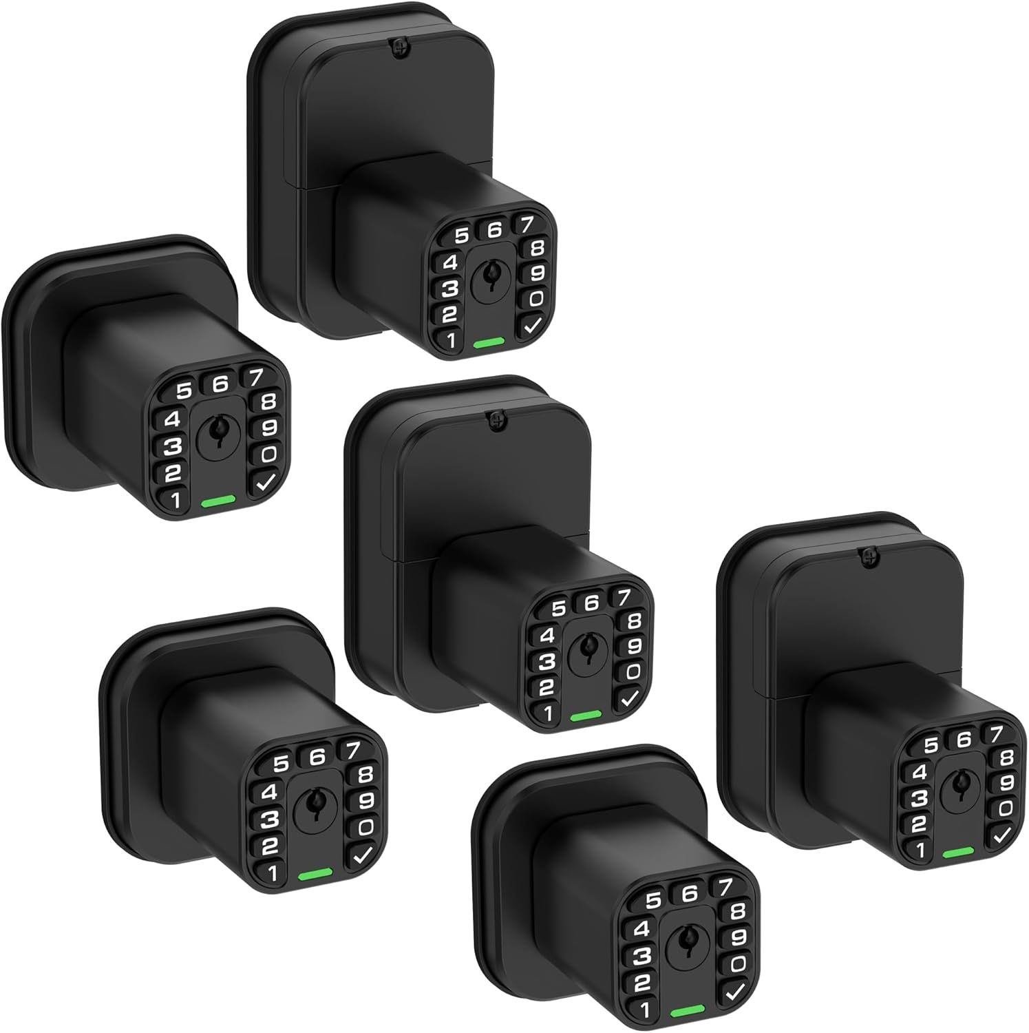 Amazon.com: Richelock IU52 Double-Sided Keypad Door Lock, All-Weather ...