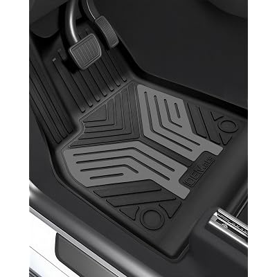 Premium Color TPE Floor Mats Custom Fit for Tesla Model Y Juniper 2025 2026 | Titan Gray Wing Design | Car Mat Full Set Front & Rear | All-Weather Protection, Pet & Child-Friendly Accessories