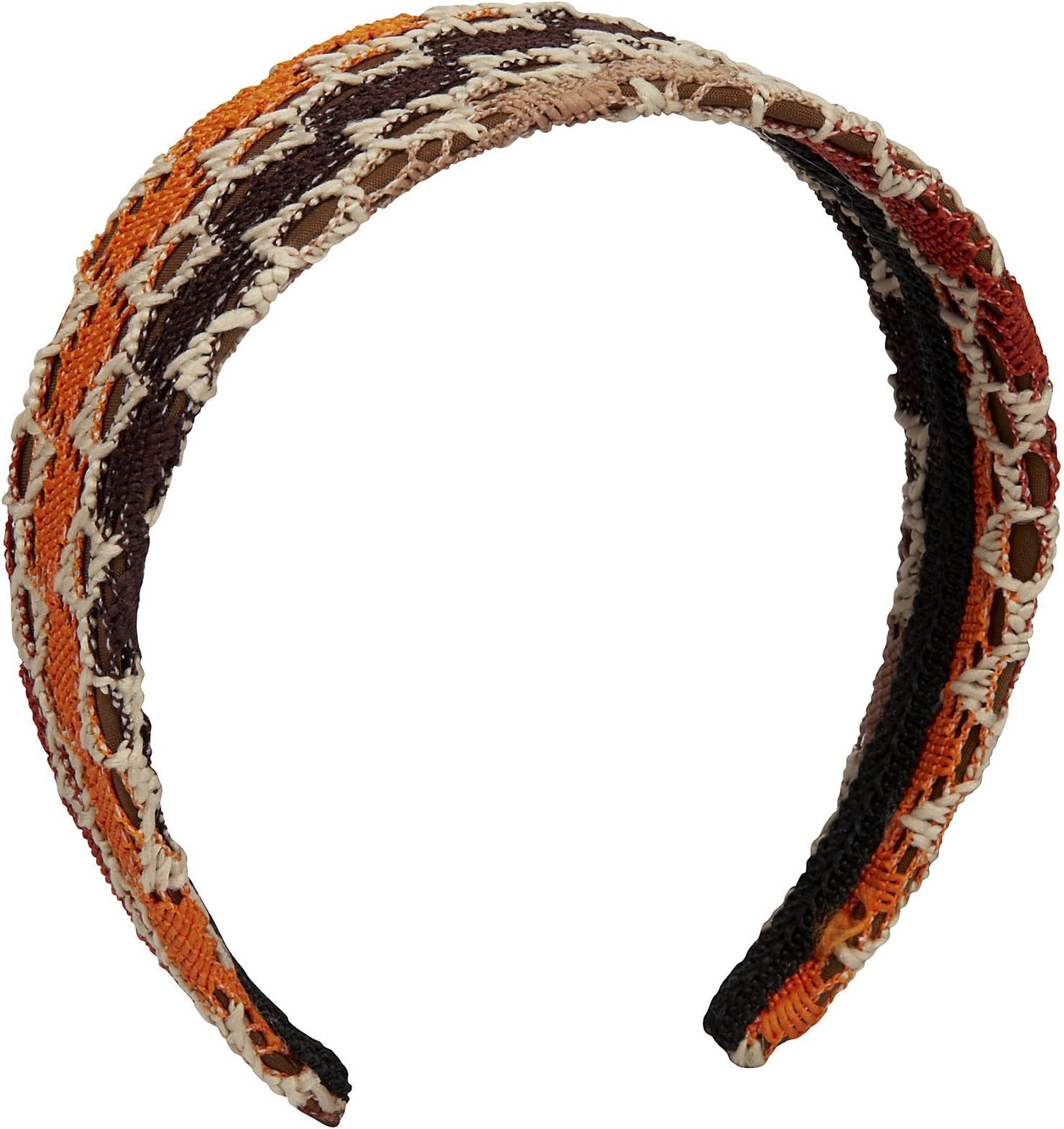 Revlon Hair Accessories Orange & Brown Crochet Headband