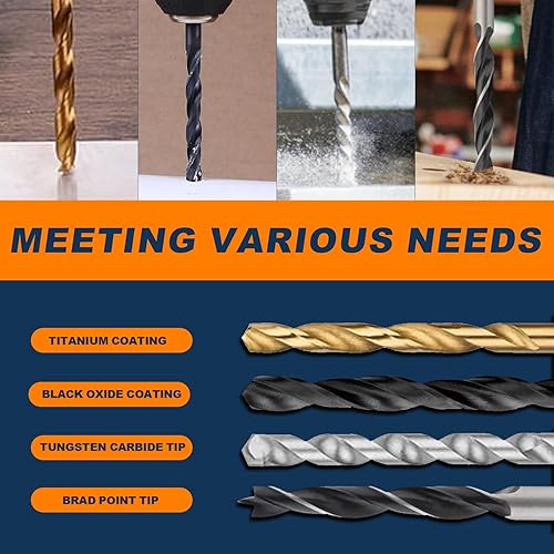 Miniatura 4 de Juego de brocas de carburo y llave Allen, kit de herramientas hexagonales, organizador para taladro inalámbrico, accionamiento de impacto, juego de