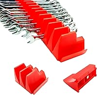 Vista 1 de 92PC Magnetic Wrench Organizer for Toolbox Drawers - Heavy Duty Modular Tool Rack with SAE/Metric Labels,Customizable Storage & Strong Magnet Base