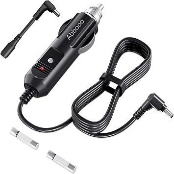 DC12V 8.3Ft Car Charger Compatible with Inogen One G2 G3 G4 G5 Inogen Oxygen BA306 BA301 Inogen BA-306 BA-301 Portable Oxygen Concentrator Portable Outlet Extension Supply Adapter Cord