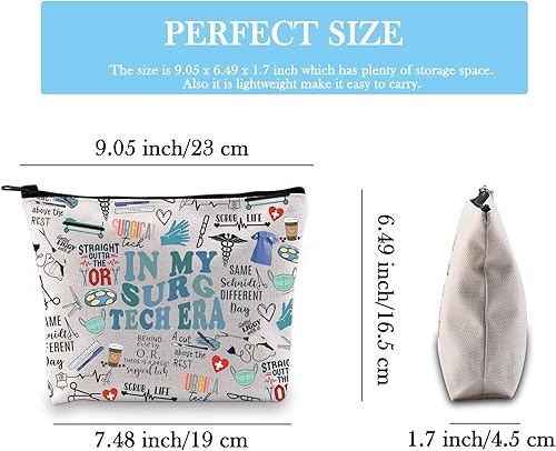 Miniatura 9 de Regalo de tecnología quirúrgica, regalo para enfermera, médico, regalo en bolsa de maquillaje My Surg Tech, regalo para cirujano tecnólogo