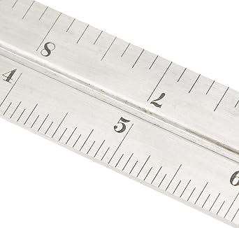 Starrett Steel Combination Square with Square Head, 12 Blade Length