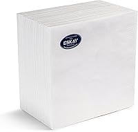 Vista 34 de Servilletas de cena negras, servilletas de papel desechables de 3 capas - para bar, cenas, bodas, cumpleaños, hechas en la UE, (125 unidades)