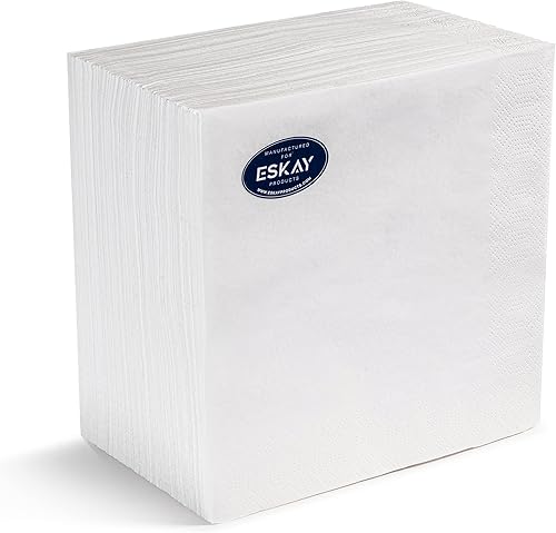 Miniatura 34 de Servilletas de cena negras, servilletas de papel desechables de 3 capas - para bar, cenas, bodas, cumpleaños, hechas en la UE, (125 unidades)