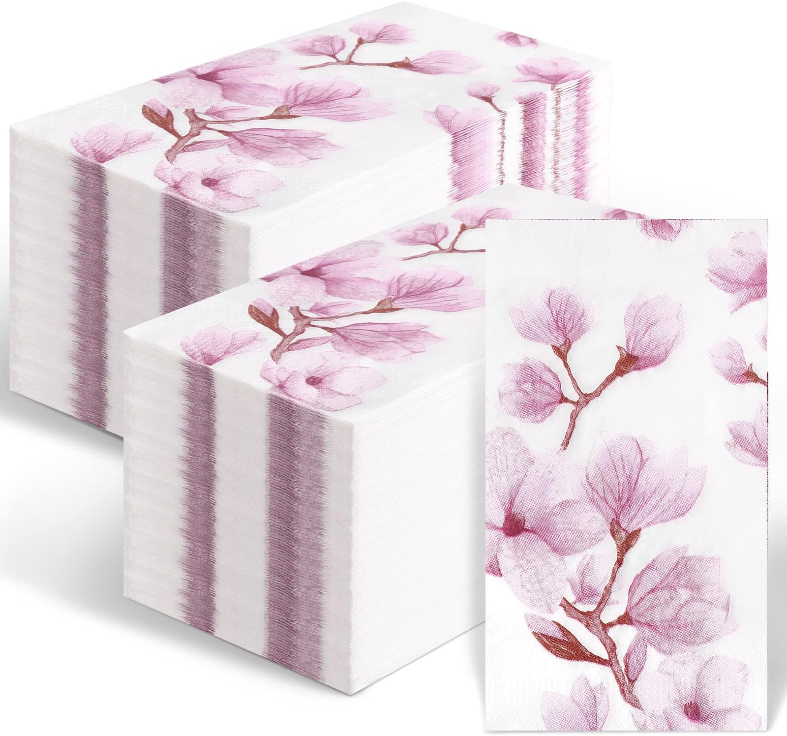 Amazon.com: Hotop 200 Pcs Hawaiian Tropical Napkins Guest Luau Napkins ...