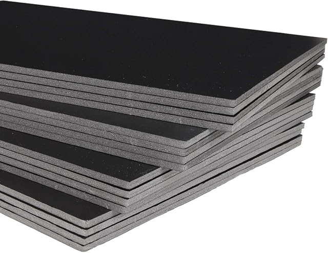 16 Pack A3 Foam Boards AHUNTTER Black 5mm Polystyrene Foam Core Sheets Large Styrofoam Board for Crafts (297 x 420mm)