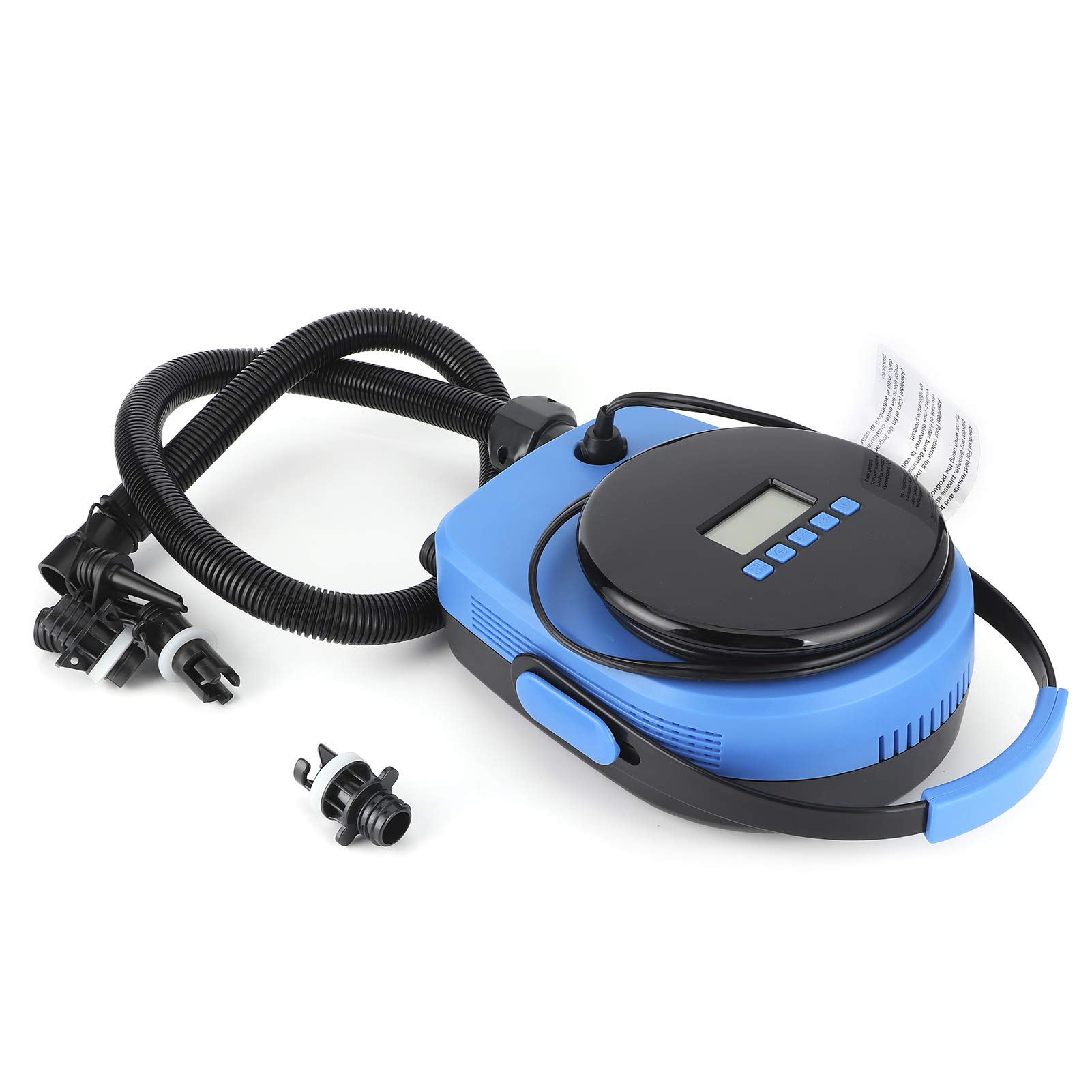 Cocoarm Elektryczna Pompka Powietrza, Pompa Powietrza ABS, Dwustopniowy Wyświetlacz LCD 20PSI, Automatyczne Zatrzymanie dla Desek Wiosłowych i Pontonów, Wtyczka Samochodowa 12 V DC, Szybka Inflacja
