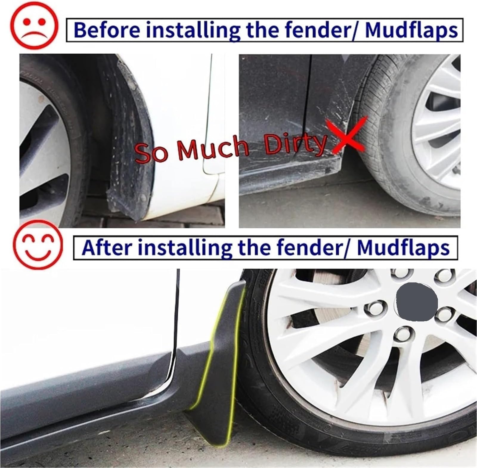 Auto-Kotflügel Für Hyundai für kona Auto-Styling Kotflügel Accessorirs Splash Guards Schmutzfänger Fender
