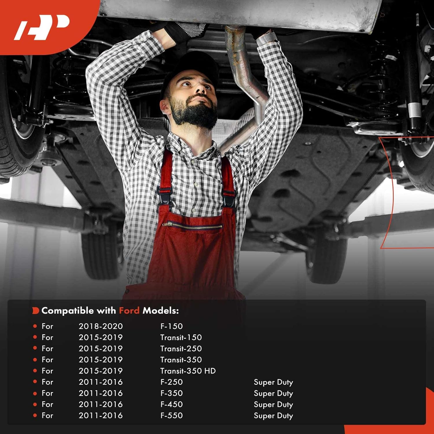 A-Premium Exhaust Gas Temperature Sensor Compatible with Ford F-150 2018-2020, F-250 F-350 F-450 F-550 Super Duty 2011-2016, Transit-150 Transit-250 Transit-350 2015-2019, Transit-350 HD 2015-2019