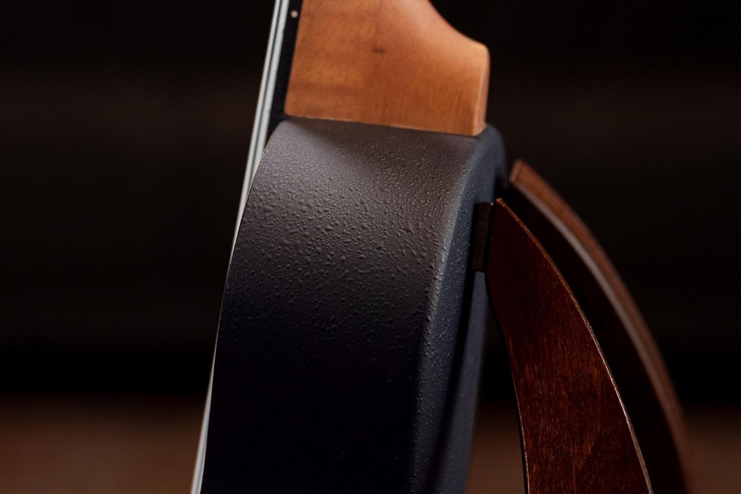 Ortega Guitars, 4-String Keiki Designer Series Soprano Ukulele Pack-Icludes: Tuner, Picks, Strap & Tote Bag, Left, Mahogany, (K2-MAH-L)