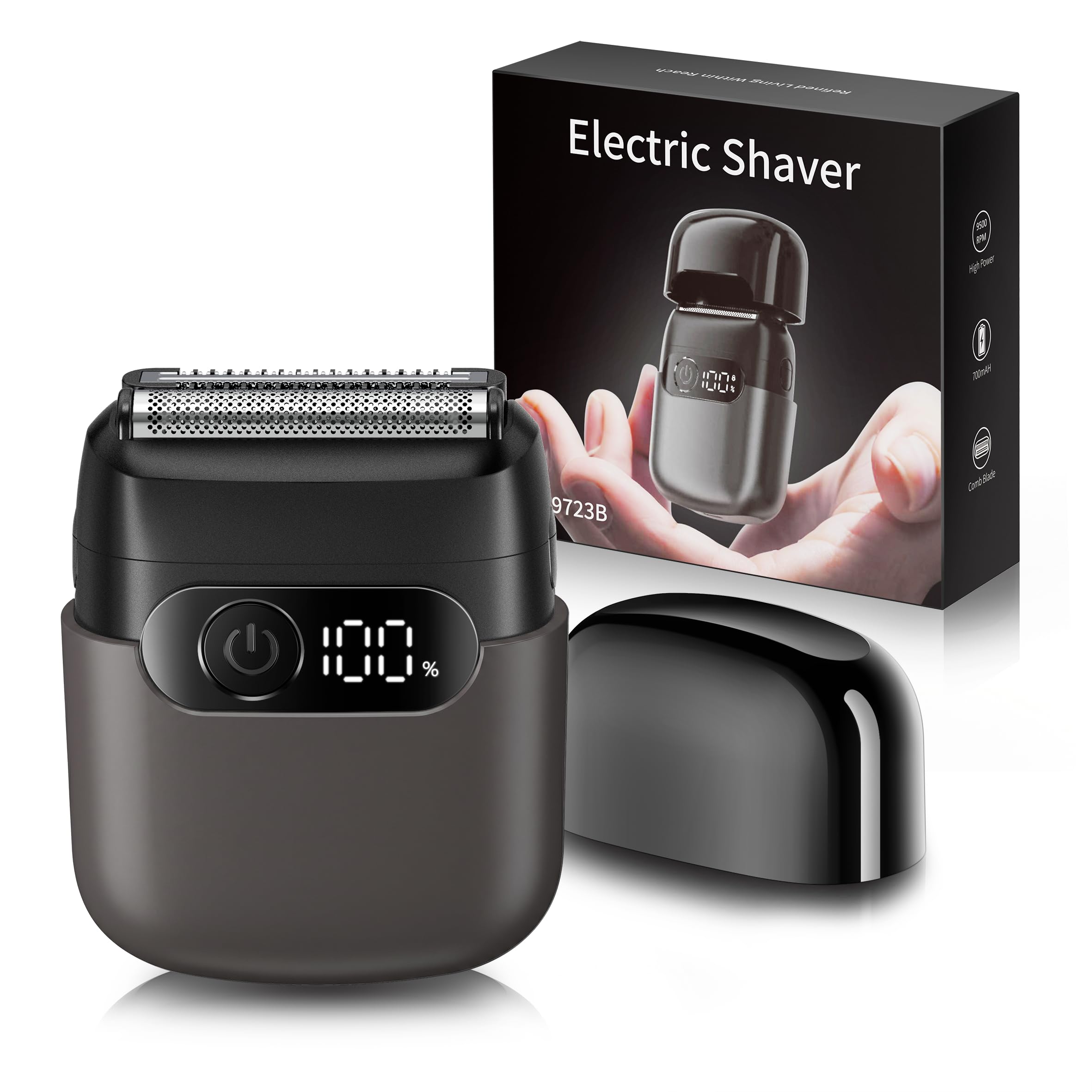 Electric Razor for Men, Foil Shaver and Beard Trimmer