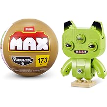 Max Build More Premium Plastic Building Bricks Fuggler Baddies by ZURU | Each MAX capsule includes up to 186 durable; Build & display collectible builds; premium bricks