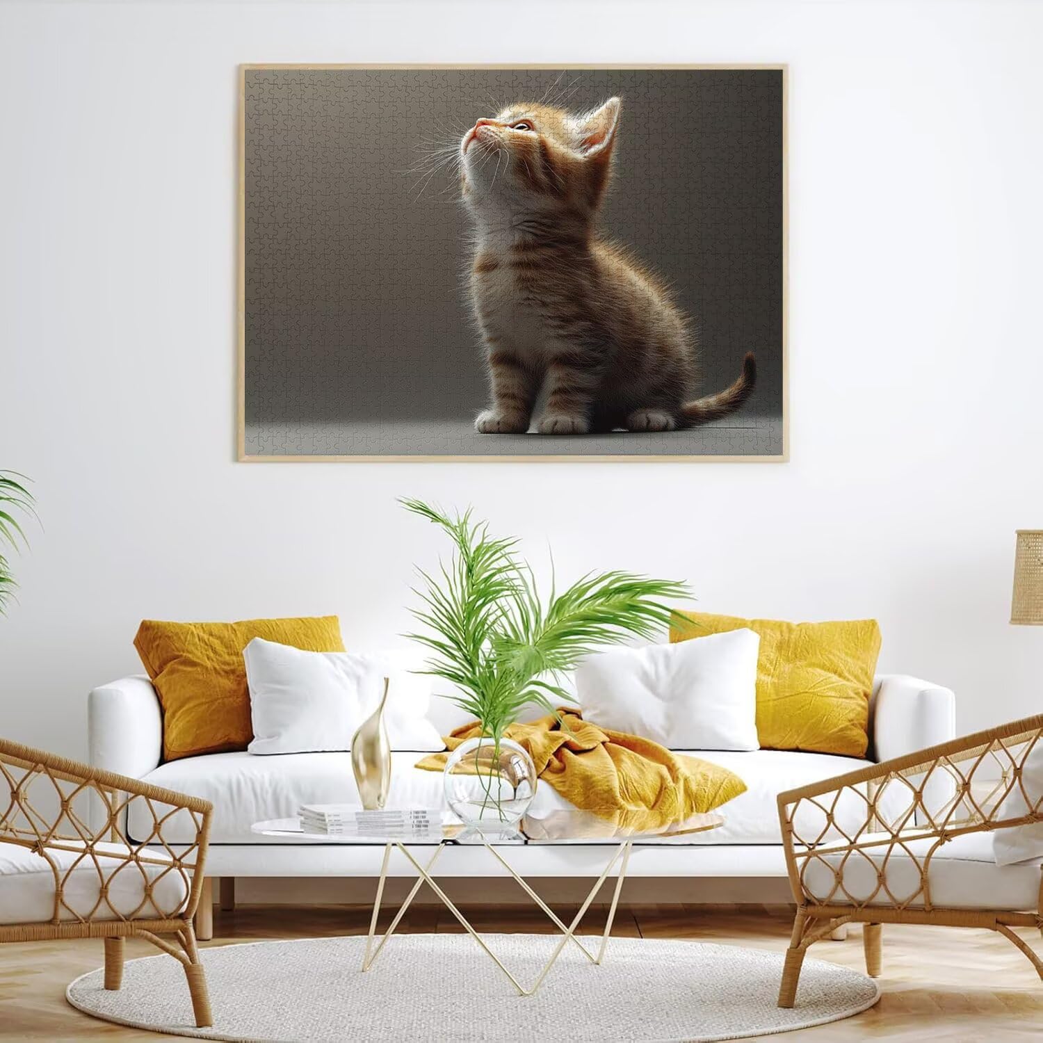 Puzzle dla dorosłych 2000, kot zwierzę, 99x70cm, n-499