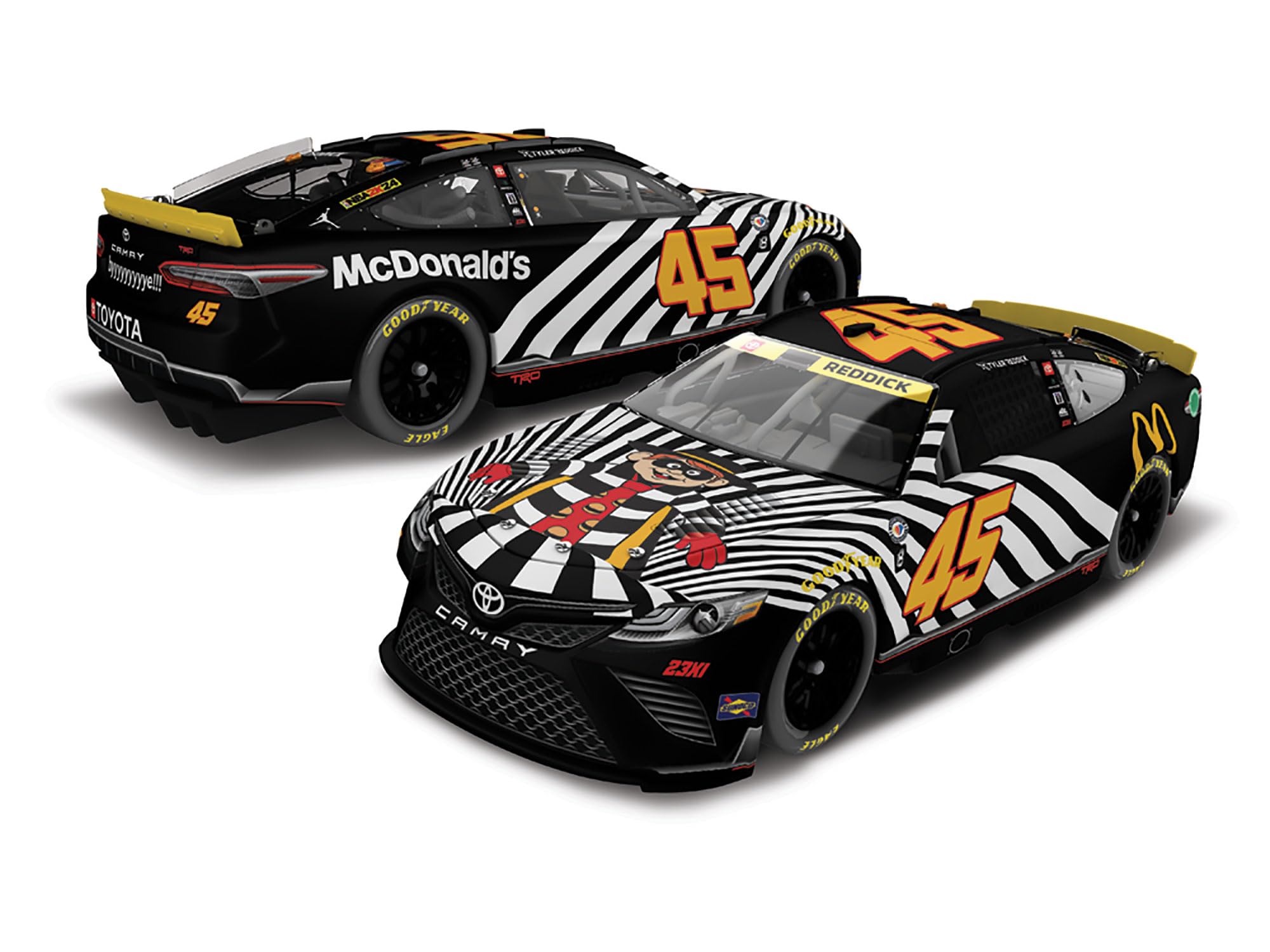Amazon.com: Lionel Racing Tyler Reddick 2023 McDonald's Hamburglar