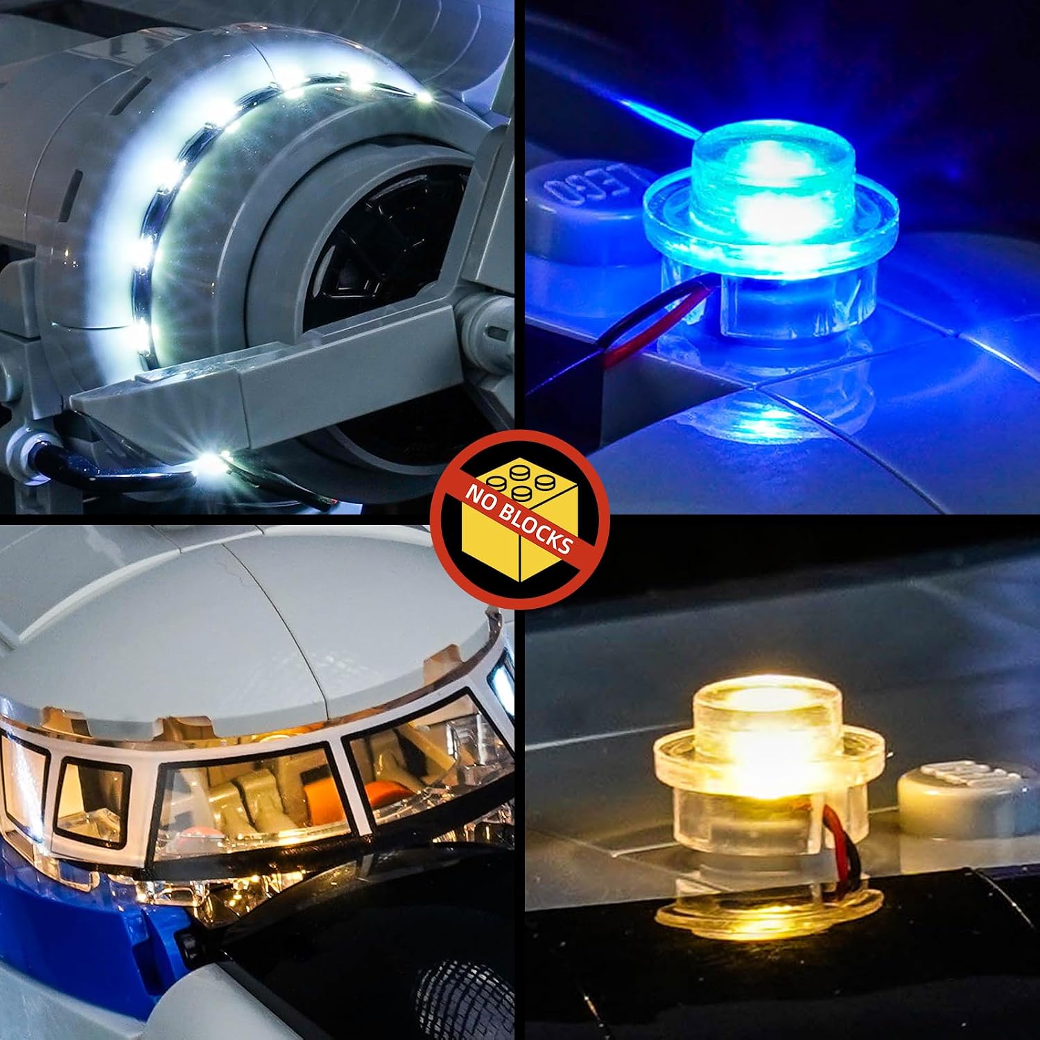 BrickBling LED Lights Compatible with Lego Douglas DC-3 PAN AM Airliner | Creative Light Kit Compatible with Lego 11378 (Lights Only, Not Come with Model) (Classic Version Light)
